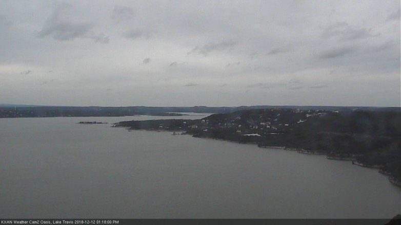 Lake Travis webcam, December 12, 2018 12:20 PM CT