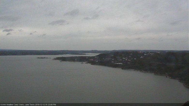 Lake Travis webcam, December 12, 2018 12:25 PM CT