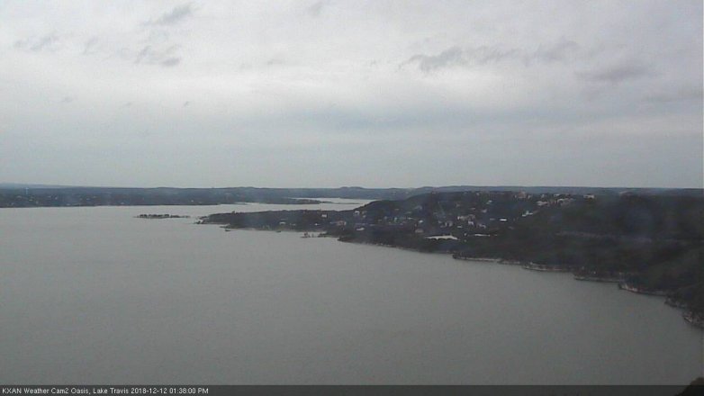 Lake Travis webcam, December 12, 2018 12:40 PM CT