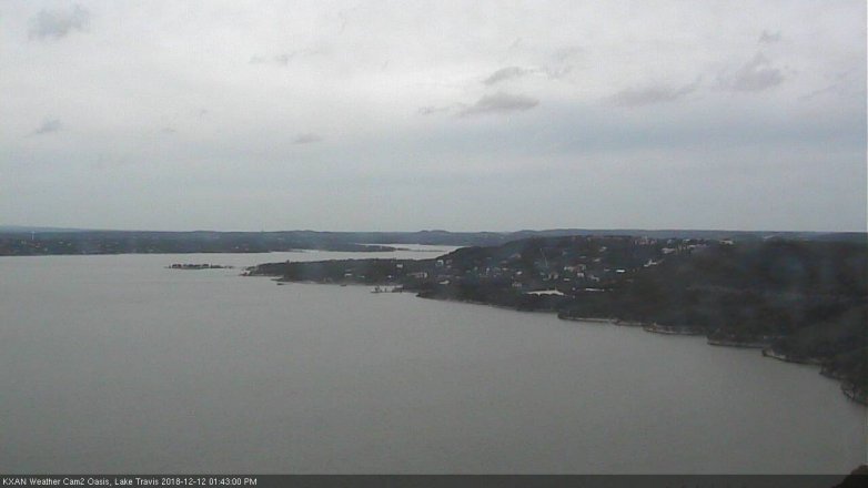 Lake Travis webcam, December 12, 2018 12:45 PM CT