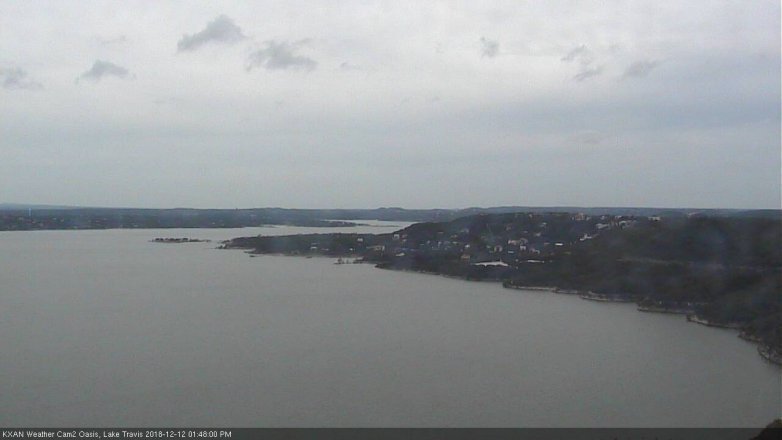 Lake Travis webcam, December 12, 2018 12:50 PM CT