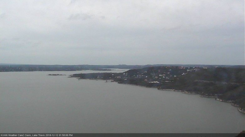 Lake Travis webcam, December 12, 2018 1:00 PM CT
