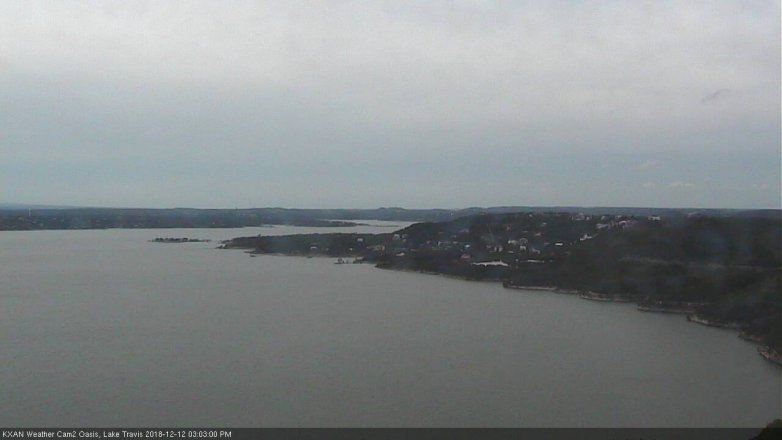 Lake Travis webcam, December 12, 2018 2:05 PM CT