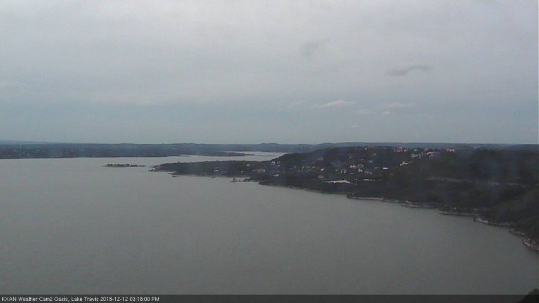Lake Travis webcam, December 12, 2018 2:20 PM CT