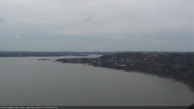 Lake Travis webcam, December 12, 2018 2:25 PM CT