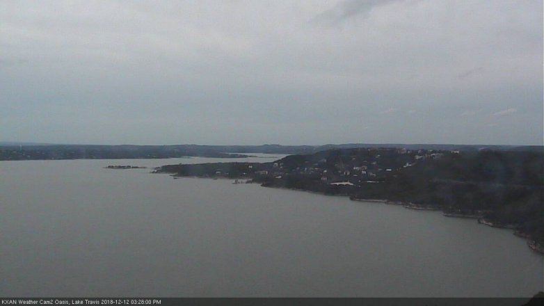 Lake Travis webcam, December 12, 2018 2:30 PM CT