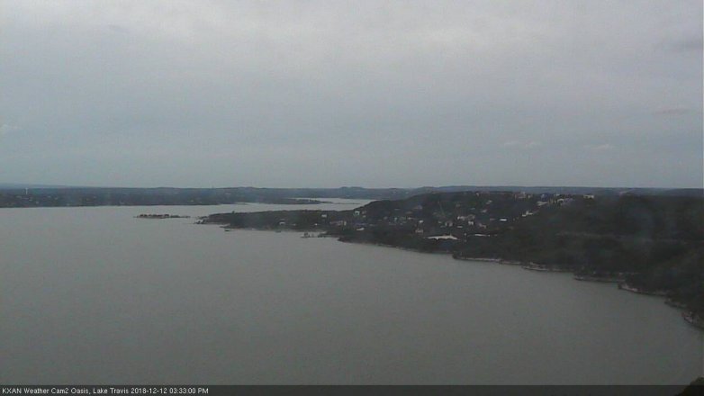 Lake Travis webcam, December 12, 2018 2:35 PM CT