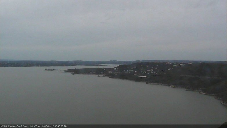Lake Travis webcam, December 12, 2018 2:50 PM CT