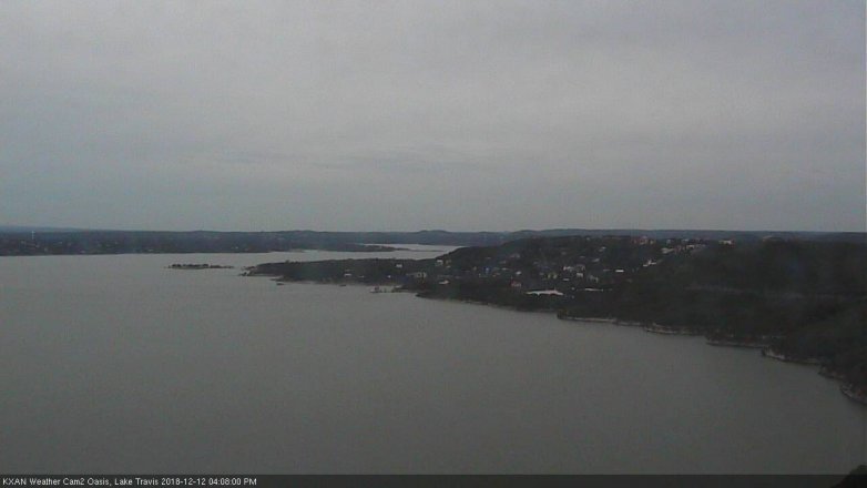 Lake Travis webcam, December 12, 2018 3:10 PM CT