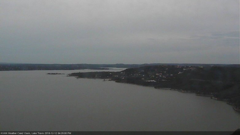 Lake Travis webcam, December 12, 2018 3:30 PM CT