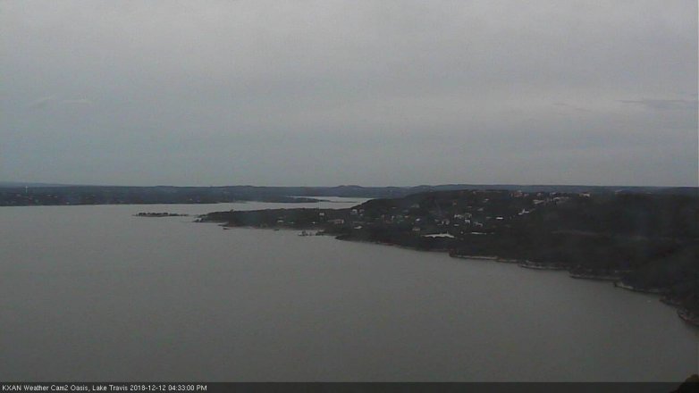 Lake Travis webcam, December 12, 2018 3:35 PM CT