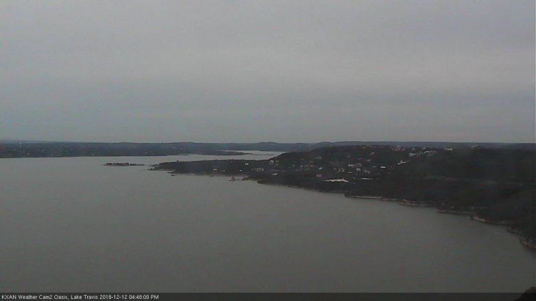 Lake Travis webcam, December 12, 2018 3:50 PM CT