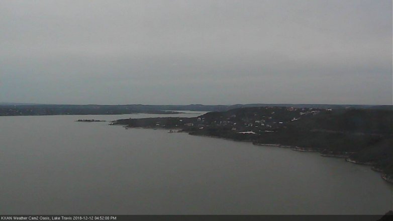 Lake Travis webcam, December 12, 2018 3:55 PM CT