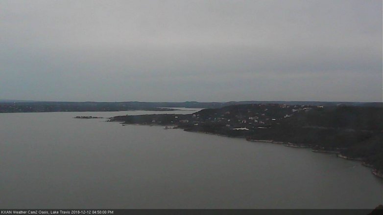 Lake Travis webcam, December 12, 2018 4:00 PM CT