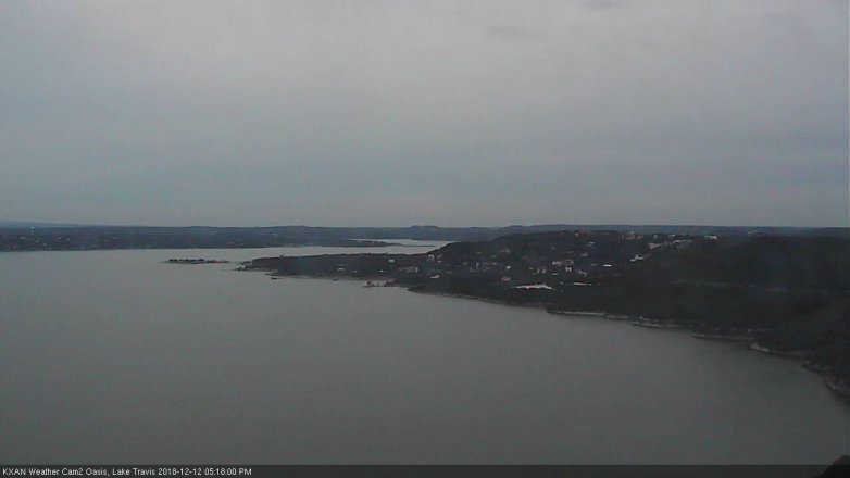 Lake Travis webcam, December 12, 2018 4:20 PM CT