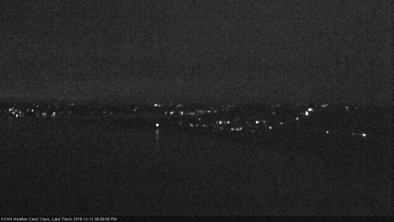 Lake Travis webcam, December 12, 2018 5:10 PM CT