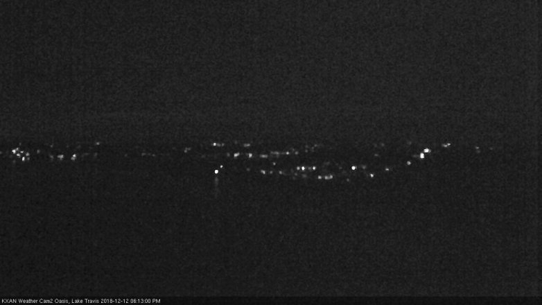Lake Travis webcam, December 12, 2018 5:15 PM CT