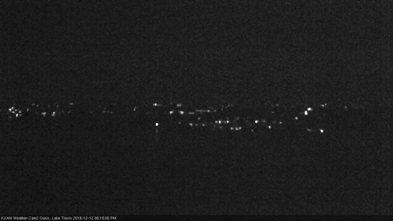 Lake Travis webcam, December 12, 2018 5:20 PM CT