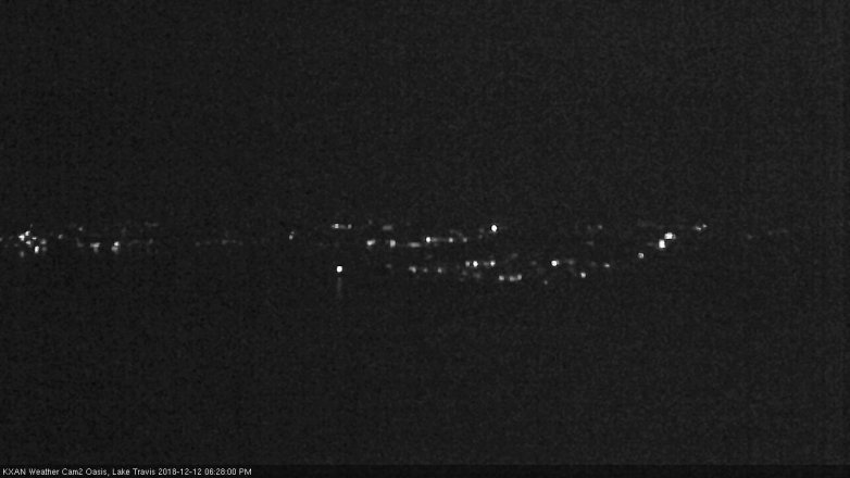 Lake Travis webcam, December 12, 2018 5:30 PM CT
