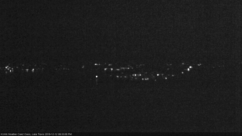 Lake Travis webcam, December 12, 2018 5:35 PM CT