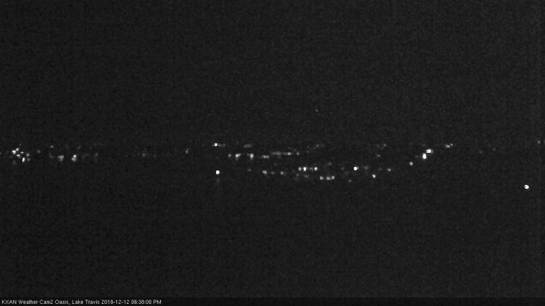 Lake Travis webcam, December 12, 2018 5:40 PM CT