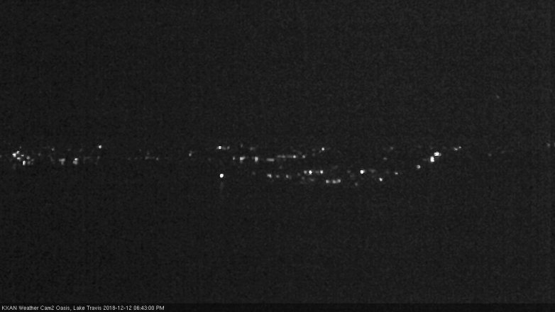 Lake Travis webcam, December 12, 2018 5:45 PM CT