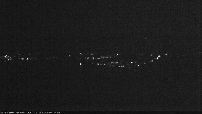 Lake Travis webcam, December 12, 2018 5:50 PM CT