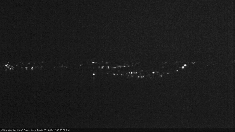 Lake Travis webcam, December 12, 2018 5:55 PM CT