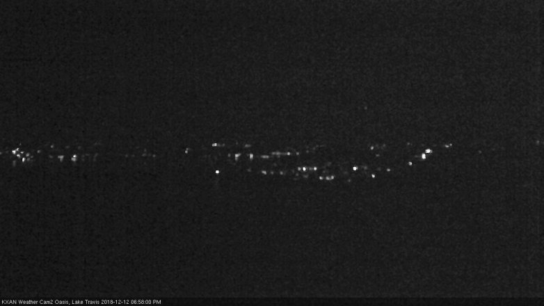 Lake Travis webcam, December 12, 2018 6:00 PM CT