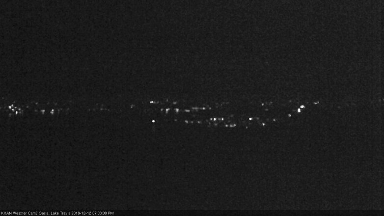 Lake Travis webcam, December 12, 2018 6:05 PM CT