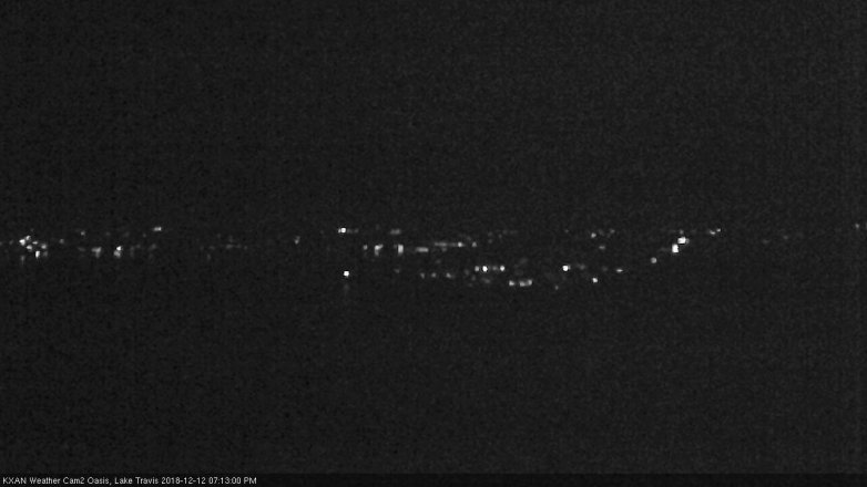 Lake Travis webcam, December 12, 2018 6:15 PM CT