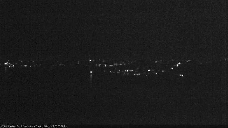 Lake Travis webcam, December 12, 2018 6:35 PM CT