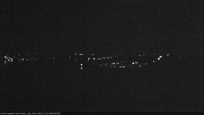 Lake Travis webcam, December 12, 2018 7:10 PM CT