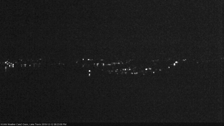 Lake Travis webcam, December 12, 2018 7:25 PM CT