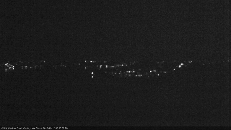 Lake Travis webcam, December 12, 2018 7:40 PM CT
