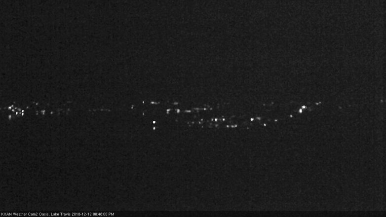 Lake Travis webcam, December 12, 2018 7:50 PM CT