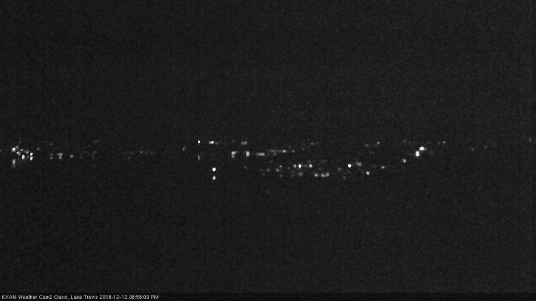 Lake Travis webcam, December 12, 2018 8:00 PM CT
