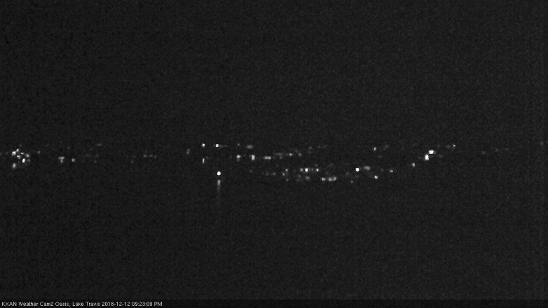Lake Travis webcam, December 12, 2018 8:25 PM CT