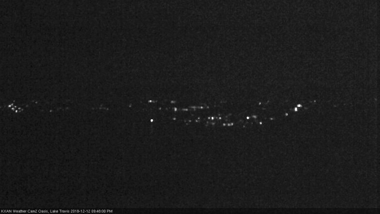 Lake Travis webcam, December 12, 2018 8:50 PM CT
