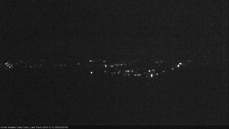 Lake Travis webcam, December 12, 2018 8:55 PM CT