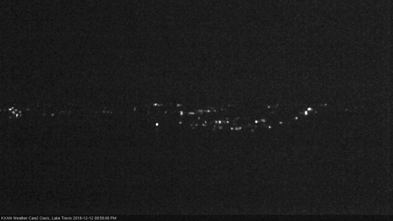 Lake Travis webcam, December 12, 2018 9:00 PM CT