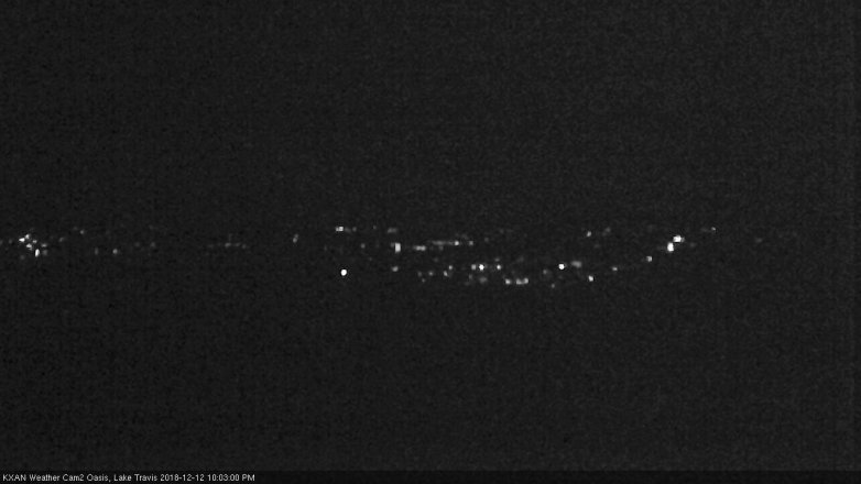 Lake Travis webcam, December 12, 2018 9:05 PM CT