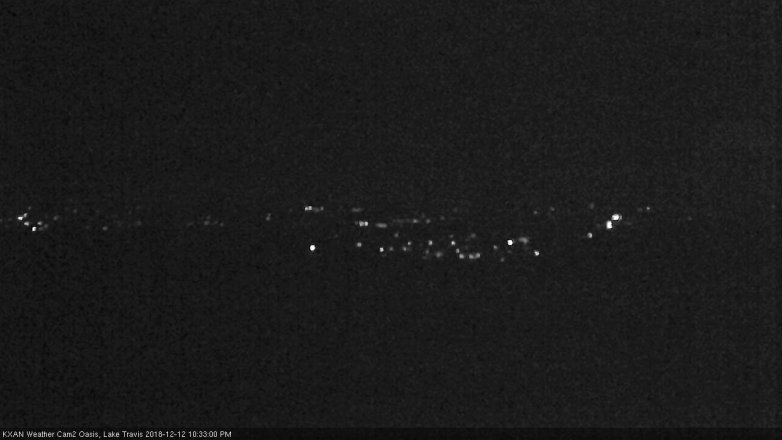 Lake Travis webcam, December 12, 2018 9:35 PM CT