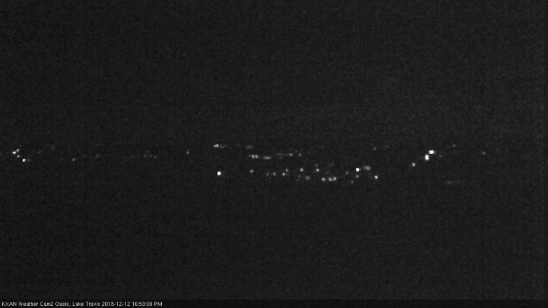 Lake Travis webcam, December 12, 2018 9:55 PM CT