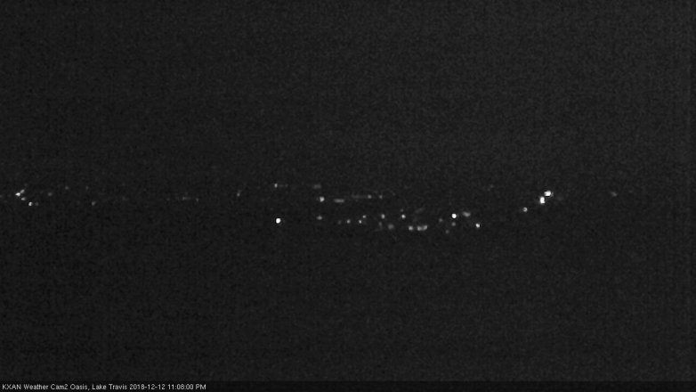 Lake Travis webcam, December 12, 2018 10:10 PM CT