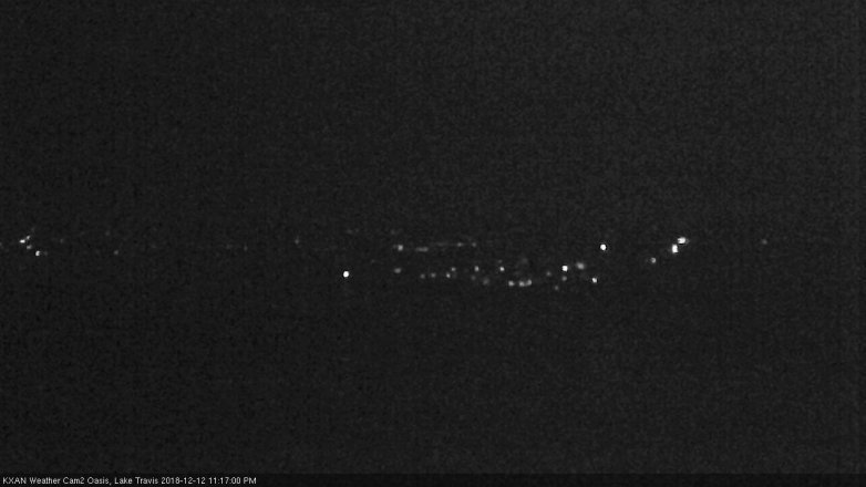 Lake Travis webcam, December 12, 2018 10:20 PM CT