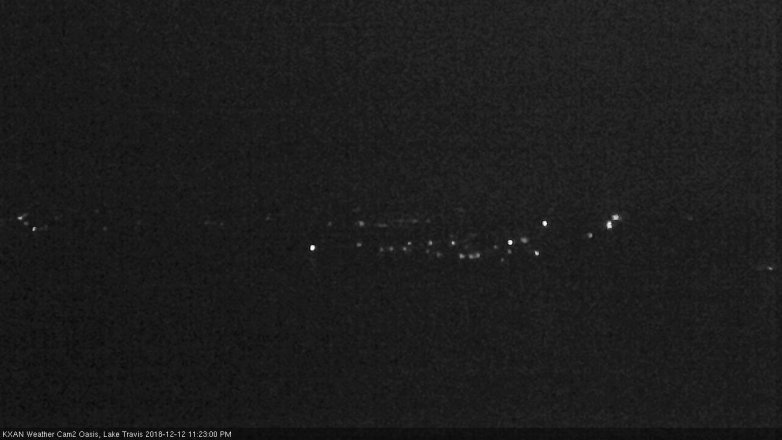 Lake Travis webcam, December 12, 2018 10:25 PM CT
