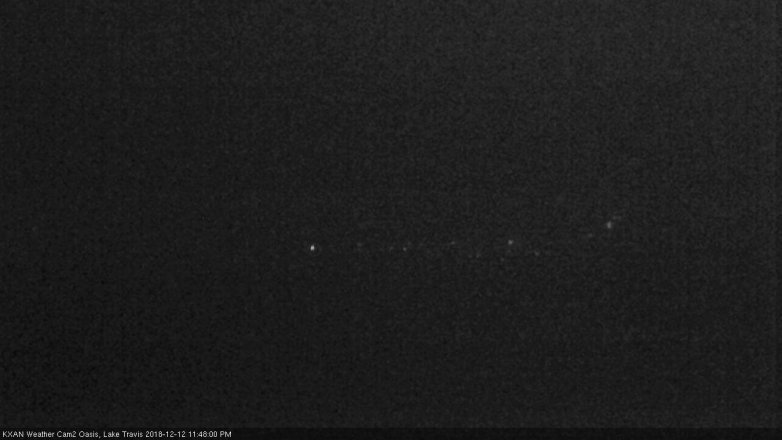 Lake Travis webcam, December 12, 2018 10:50 PM CT