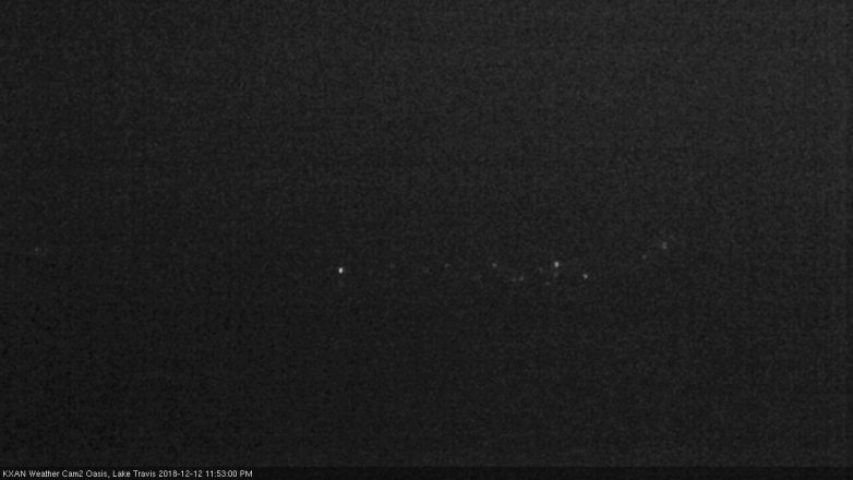 Lake Travis webcam, December 12, 2018 10:55 PM CT