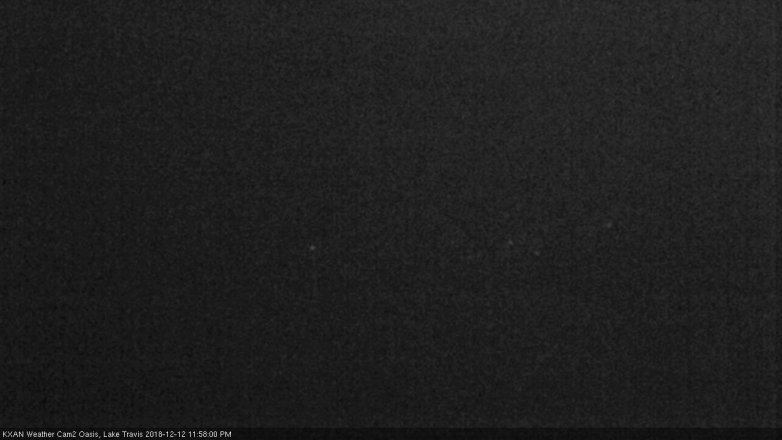 Lake Travis webcam, December 12, 2018 11:00 PM CT